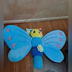 - Brand New Multicolor Buterfly Clinker And Squeaker 14”